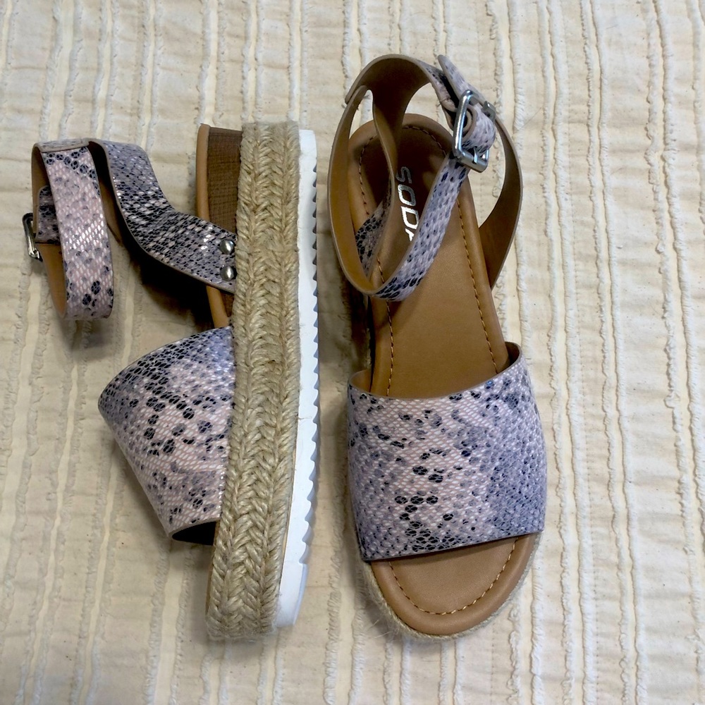 Platform Espadrille Wedges